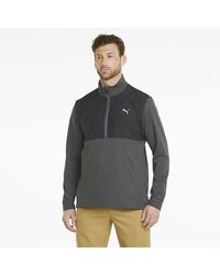 PUMA - Cloudspun Wrmlbl Quarter-Zip Golf Jacket - Lyst