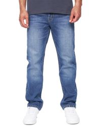 Duck and Cover - Straight Leg Jeans (Stone Wash) - Lyst