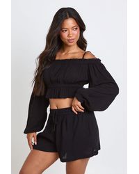 Boohoo - Textured Beach Short - Lyst