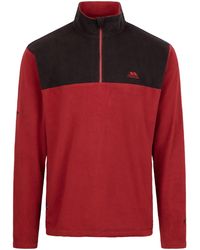 Trespass - Curtiston At100 Fleece Top (Merlot) - Lyst