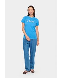 Saint Tropez - T-shirt Regular Fit Campanula Blue - Lyst