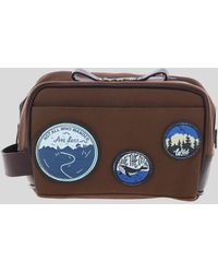 Fenland Sheepskin - Explorer Patch Washbag - Lyst