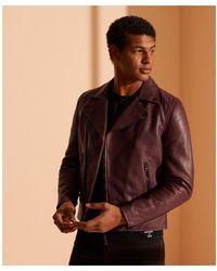 Superdry Leather jackets for Men | Online Sale up to 40% off | Lyst UK