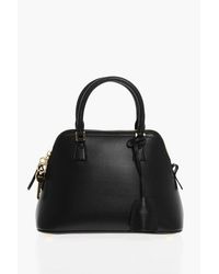 Maison Margiela - Mm11 Leren 5ac Handtas Met Afneembare Schouderband In Zwart - Lyst