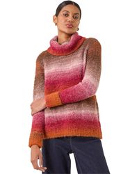 Roman - Ombre Stripe Knit Jumper - Lyst