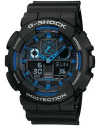 G-Shock - G-Shock Watch Ga-100-1A2Er - Lyst