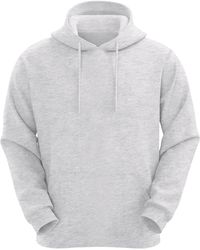 VR2 Denim - Plain Hoodie Long Sleeve Pullover - Lyst