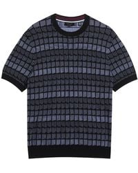 Ted Baker - Srevel Regular Jacquard T-Shirt Cotton - Lyst