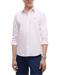 Tommy Hilfiger - Oxford Shirts Ithaca Stripe Regular Long Sleeve Cotton Shirt - Lyst
