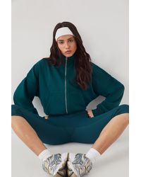 DSGN Studio - Sport Funnel Neck Zip Through Bomber Sweatshirt - Lyst