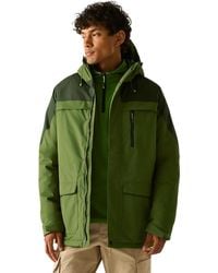 Regatta - Stanford Two Tone Waterproof Insulated Jacket (Nephrite/Dark Khaki) - Lyst