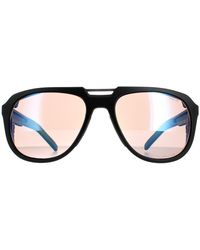 Bollé - Wrap Matte Phantom+ Polarized Photochromic Cobalt Sunglasses - Lyst