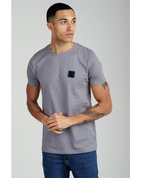 Foray - Short Sleeve Cotton Crew Neck Logo T-Shirt - Lyst