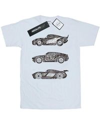 Disney - Cars Text Racers T-shirt - Lyst