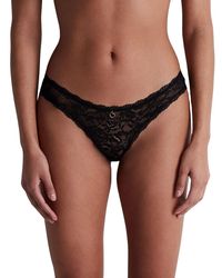 Aubade - Rosessence Lace Brazilian Briefs - Lyst