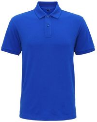 Asquith & Fox - Super Smooth Knit Polo Shirt (Bright Royal) - Lyst