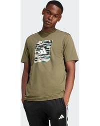 adidas - Camo Shape Graphic Tee - Lyst