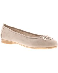 Jana - Flat Shoes Ballerina Jilly Slip On Stone - Lyst