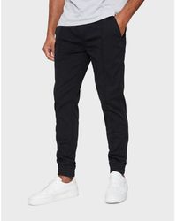 Threadbare - 'Metro' Cuffed Casual Trousers With Stretch Cotton - Lyst