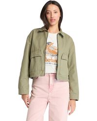 Timberland - Strafford Bomber Washed Canvas Jacket - Lyst