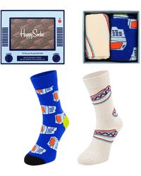 Happy Socks - 2-Pack Tv Dinner Gift Set Cotton - Lyst