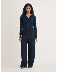 Nobody's Child - Nobodys James Solid Wide Leg Trousers - Lyst