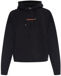 DSquared² - Cipro Fit Small Logo Hoodie Cotton - Lyst