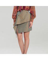 Smart & Joy - Rechte Rok Met Afneembaar Voorpaneel - Lyst