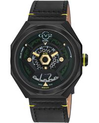 Gv2 - Stella Solar Power Swiss Quartz/ Dial, Handmade Italian Leather Watch - Lyst