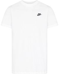 Nike - Sportswear Club T Shirt Cotton - Lyst