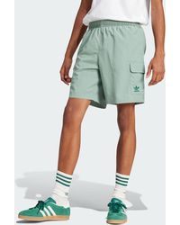 adidas Originals - Trefoil Essentials Woven Cargo Shorts - Lyst
