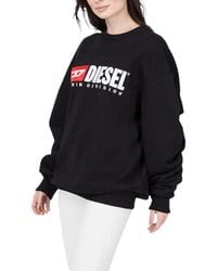 DIESEL - F Arap Sweatshirts Crew Neck Oversized Classic Pullover Sweaters - Lyst