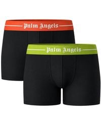 Palm Angels - Two-Pack Neon Logo Short Trunk Boxer Shorts Cotton - Lyst