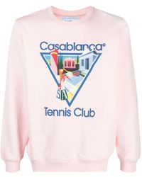 Casablanca - La Joueuse Tennis Club Sweatshirt - Lyst