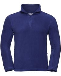 Russell - 1/4 Zip Outdoor Fleece Top (Bright Royal) - Lyst