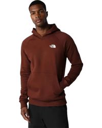 The North Face - Raglan Box Pullover Hoodie Cotton - Lyst
