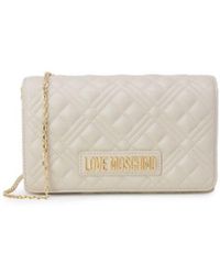 Moschino - Love Shoulder Bag With Zip Fastening - Lyst