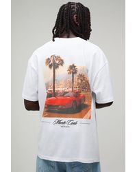 BoohooMAN - Oversized Monte Carlo Photographic Print T-Shirt Cotton - Lyst