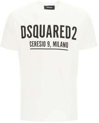 DSquared² - Ceresio9 Cool Logo-print T-shirt White - Lyst