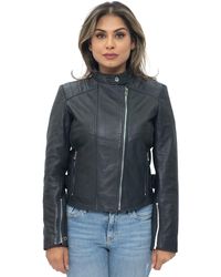Infinity Leather - Biker Jacket-Celaya - Lyst