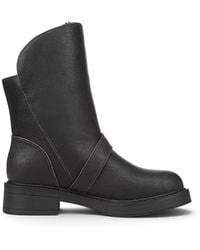 Blowfish - Faux Leather Winter Biker Boots - Lyst