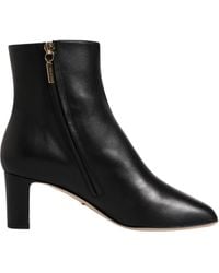 Dolce & Gabbana - Jackie Leather Mid Calf Boots Shoes - Lyst