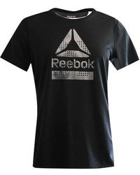 Reebok - Active Chill Short Sleeved Tee Top T-Shirts Bq4994 Rw14 - Lyst