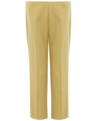 Lardini - Cropped Straight Leg Pants - Lyst