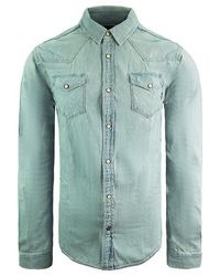 Scotch & Soda - Regular Fit Denim Shirt - Lyst