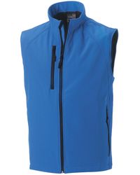 Russell - 3 Layer Soft Shell Gilet Jacket (Azure) - Lyst