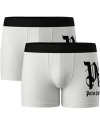 Palm Angels - Two-Pack Side Mark Logo Boxer Shorts Cotton - Lyst