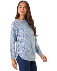 Roman - Petite Curve Hem Knit Jumper - Lyst
