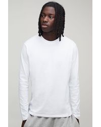 BoohooMAN - Essential Regular Fit Long Sleeve Crew Neck T-Shirt - Lyst