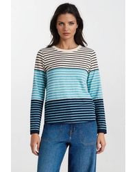 White Stuff - Stripe Long Sleeved Top - Lyst